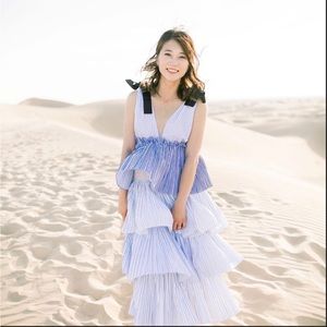 Free People Ruffle Dress XS for Engagement Photo